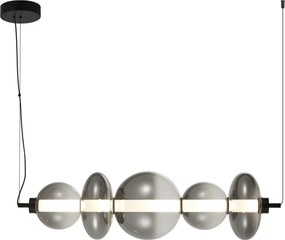 Függeszték Füst Sonte ITALUX-PND-24352-40W-BK-SG