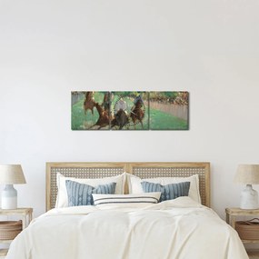 Kép - Edouard Manet, At the Races, reprodukciók (órával) (90x30 cm)