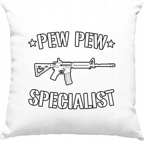 Pew Pew Specialist párna (2) Fehér