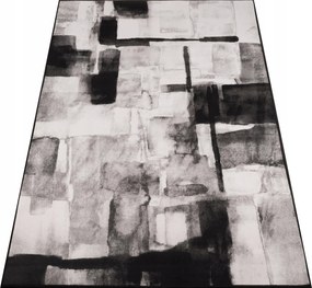 Szőnyeg Szürke Fekete 200x300 Nappali Szoba Modern Csúszásgátló Divatos