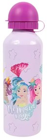 Gyerek fém palack MERMAID MAGIC 500 ml lila