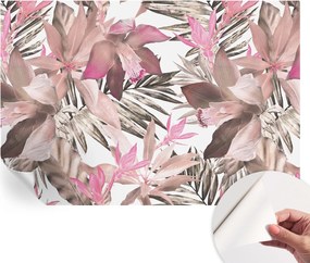 Design fali fotótapéta öntapadós Egzotikus virågok 152x104 cm