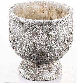 Cyrus design Kaspó cement szürke 18,5x30x18cm