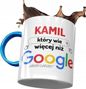 Kék Bögre Kamilla Férj Kolléga Ajándék Nyomtatott Fotóval