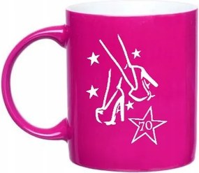 Gyönyörű bögre hozzáillő mintával Neki, ajándék 70. születésnapra