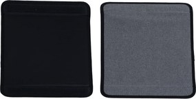 Összecsukható tároló doboz, szürke/fekete, DETER