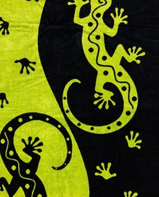 SALINA Strandtörölköző zöld 165x90cm