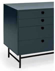 Punto fekete-kék komód, szélesség 212 cm - Teulat