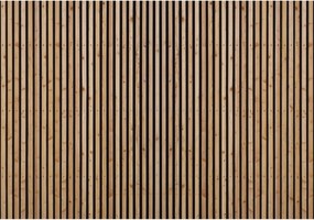 Fotótapéta flizelina Fa lamellák Sötét Szürke Elegáns 208x146 +ragasztó
