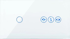 Érintőkapcsoló Redőny Vezérlő Kapcsoló 1K Szimpla Kapcsoló