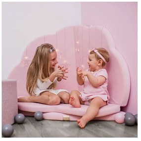 Világos rózsaszín játszószőnyeg 160x160 cm – Meowbaby