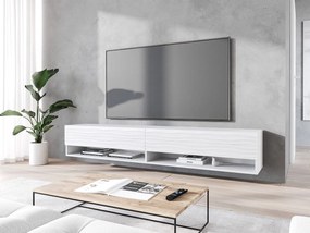 Függesztett TV szekrény Adenuk 140 MDF (fehér + fehér gyapjú) . 1106324