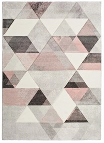 Pinky Dugaro szürke-rózsaszín szőnyeg, 160 x 230 cm - Universal