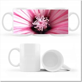 Nyomott mintás bögre Virágok