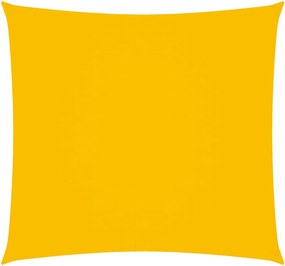 vidaXL sárga négyzet alakú oxford-szövet napvitorla 6 x 6 m