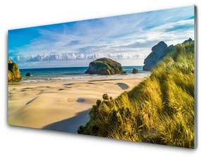 Üvegfotó Ocean Beach Sea 100x50 cm