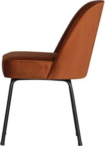 Téglavörös bársony étkezőszék szett 2 db-os Vogue – WOOOD