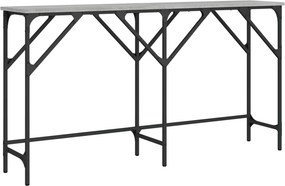 vidaXL szürke sonoma színű szerelt fa tálalóasztal 140x29x75 cm