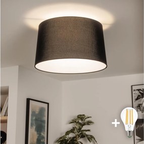 Brilagi - CERIA LED felületre szerelhető csillár 1xE27/40W/230V, átm. 45 cm, fekete