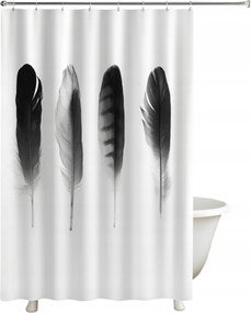 Függöny Zuhanyfüggöny Kerekekkel 180X200 Tollas LZA-15