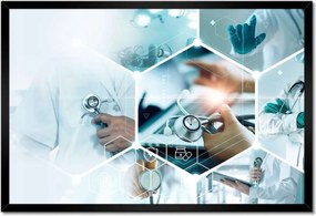 Plakátok keretben 60x40 Szakorvos orvos