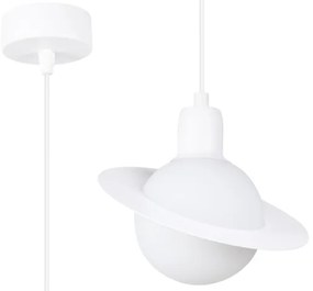 Sollux SL.1356 - Csillár zsinóron HYPERION 1xG9/8W/230V fehér