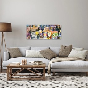 Kép - esős este (120x50 cm)