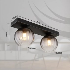 Globo 15216-2 - Mennyezeti lámpa DALLERTA 2xG9/10W/230V