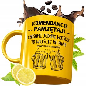 Prémium Arany Bögre Parancsnoknak Ajándék Nyomtatott Fotóval