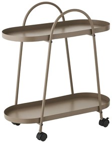 Fém gurulós zsúrkocsi 27,5x60 cm Empoli – House Nordic