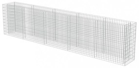 horganyzott acél gabion magaságyás 450 x 50 x 100 cm