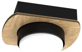 Beépíthető spotlámpa KIDO 1xGX53/8W/230V fekete/bézs/tölgy