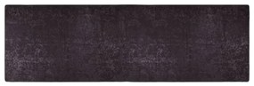 antracitszürke csúszásmentes mosható szőnyeg 80 x 300 cm