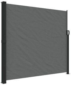 antracitszürke behúzható oldalsó napellenző 180 x 300 cm