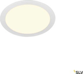 SLV SENSER 1003010 Beépíthető spotlámpa 1xLED 3000K 1200LM IP20