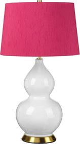 Elstead Lighting Isla ISLA-AB-TL-CRANBERRY Asztali lámpa 1x60 W/E27