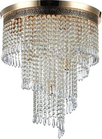Maytoni glamour klasszikus kristály mennyezeti lámpa cascade arany mydia522-cl-07-g