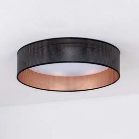 Duolla - LED Mennyezeti lámpa ROLLER LED/24W/230V átm. 45 cm fekete/réz