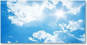 Fotó üvegkép Felhők az égen 140x70