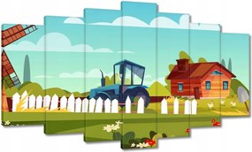 Festmények 140x80 Farm Gyerekszoba