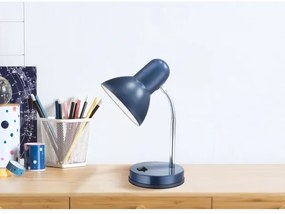 Globo 2486 - Asztali lámpa BASIC 1xE27/40W/230V kék