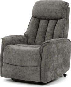 Szürke elektromos relaxfotel kábeles vezérléssel, szövet kárpitozással, TV-H9727 GREY2