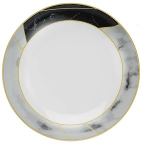 Black&amp;White 24 db-os porcelán étkészlet - Kütahya Porselen
