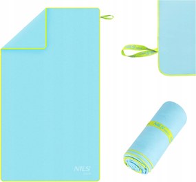 Kék gyorsan száradó mikroszálas túratörölköző Nils