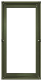 vidaXL növénytartó olívazöld 40x80x40 cm hidegen hengerelt acél