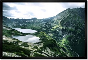 Poszterek keretben 60x40 Tátra-völgy 5 tó