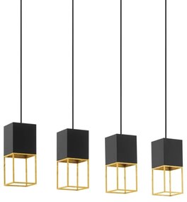 Eglo 97734 - LED Csillár zsinóron MONTEBALDO 4xGU10/5W/230V