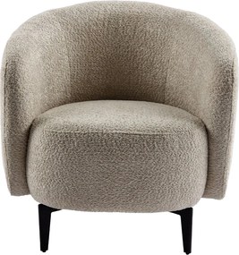 Fotel, bézs/fekete, PRESO