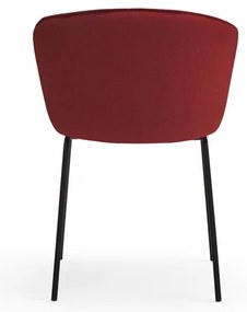 Piros kárpitozott étkezőfotel szett 2 db-os Add – Teulat