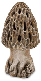 Dekoratív Dekorfigura Gomba Cement Szürke, Barna 26x13,5x13,5cm